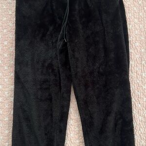 No Boundaries Black Fuzzy Sweatpants